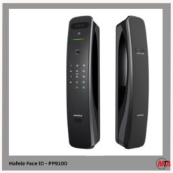 Khóa điện tử Hafele PP9100 912.20.697 - chúc năng nhận diện khuôn mặt Face ID, vân tay , thẻ từ, chìa cơ và kết nối ứng dụng điện thoại HafeleSmartLiving
