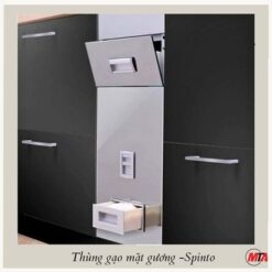thùng gạo mặt gương hafele 549.32.990 lắp âm phù hợp cho tủ bếp dưới có chiều rộng tủ 300mm