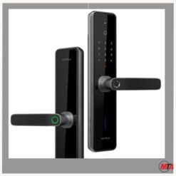 Khóa điện tử Hafele Zenith ML2501W 499.21.225 thuộc dòng EVOLVE nổi bật với tay nắm kết ho75pxa1cthu75c vân tay, Carame chuông cửa cho phep đàm thoại 2 chiều thông qua App. kết nốp App smartHomeLving, Điều kiển tử xa