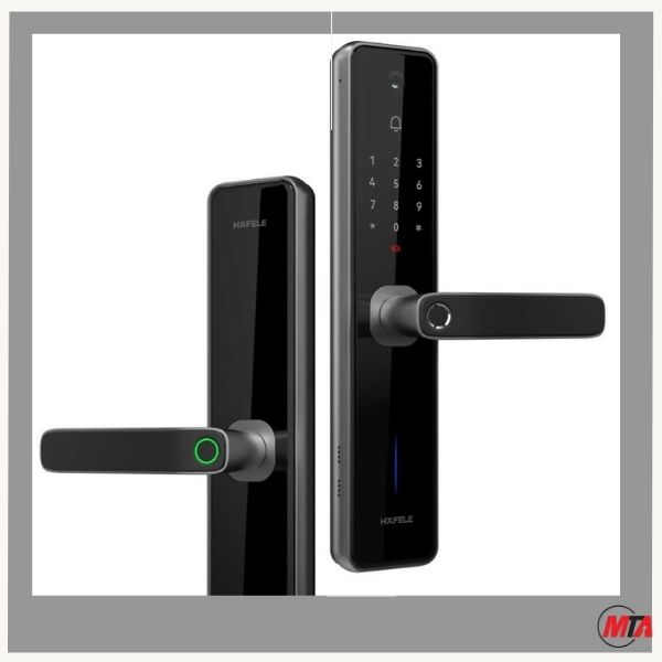 Khóa điện tử Hafele Zenith ML2501W 499.21.225 thuộc dòng EVOLVE nổi bật với tay nắm kết ho75pxa1cthu75c vân tay, Carame chuông cửa cho phep đàm thoại 2 chiều thông qua App. kết nốp App smartHomeLving, Điều kiển tử xa