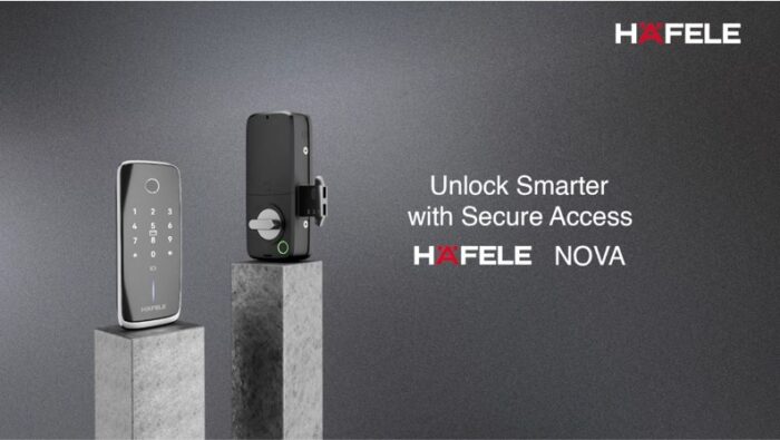 khóa vân tay điện tử hafele nova mr2501B