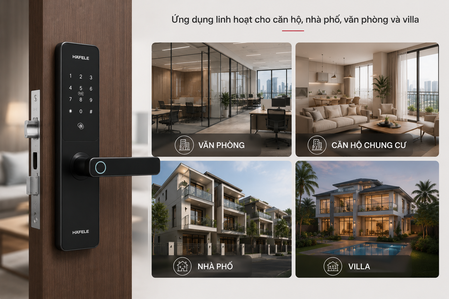 Khóa điện tử Hafele