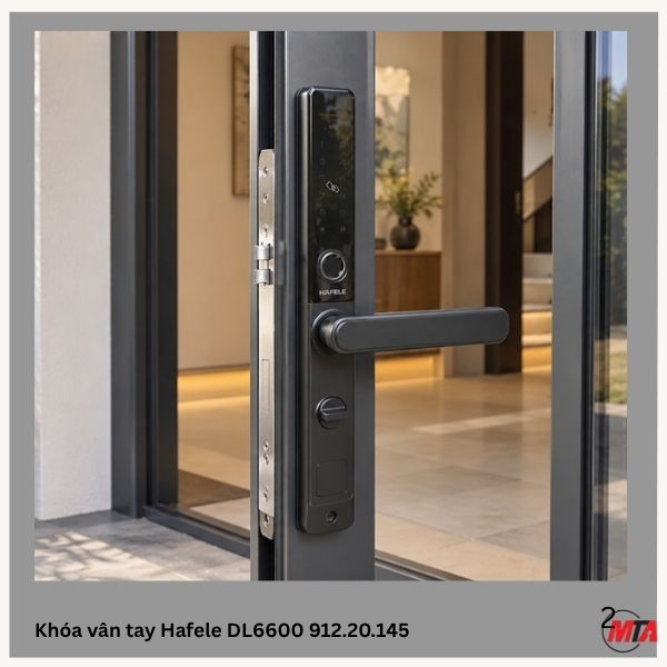 Khóa vân tay Hafele DL6600 MSP 912.20.145 - dành cho cửa nhôm đố nhỏ mở xoay
