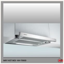 máy hút mùi hafele HH-TI90D thương hiệu Haflele mã sản phẩm 538.81.085 mặt inox, công suất hút tối đa 500m2/giờ, điền khiển bằng nút nhấn điện tử