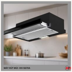 máy hút mùi âm tủ Hafele HC-T603B mặt kính + sơn đen mờ