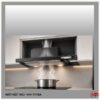 Máy hút mùi Hafele, lắp âm tủ, vỹ hút mùi có thể kéo ra, mặt kính inox, công suất 440 m3/giờ
