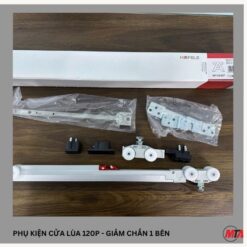 phụ kiện cửa lùa treo 120 P Hafele thuộc dòng Slido D-line11 trượt thẳng, cửa lùa gổ cho cửa đi nặng 120kg