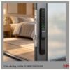 khóa vân tay hafele dòng Dl6600 912.20.144 912.20.144 dùng cho cửa đố nhỏ như cửa nhôm, cửa gổ, cửa nhựa đố nhỏ