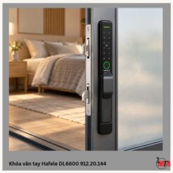 khóa vân tay hafele dòng Dl6600 912.20.144 912.20.144 dùng cho cửa đố nhỏ như cửa nhôm, cửa gổ, cửa nhựa đố nhỏ